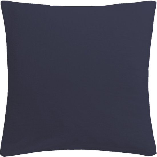 CUADRANTE DE CAMA EN ESPAÑA - FUNDA DE ALMOHADA EN FRANCIA AZUL JEANS 65X65 image 0