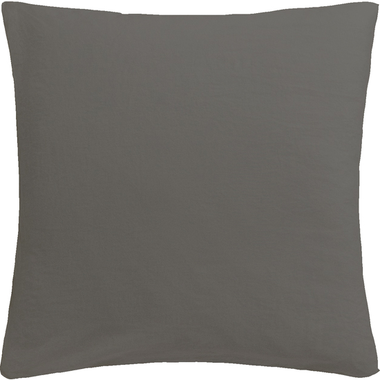 CUADRANTE - FUNDA DE ALMOHADA 65X65 GRIS GRAFITO image 0