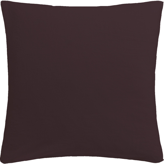 CUADRANTE - FUNDA DE ALMOHADA 65X65 ROJO VINO image 0