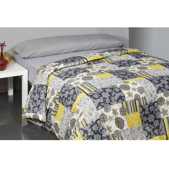 JUEGO FUNDA NÓRDICA ESTAMPADO AMY 135 CM GRIS image 0