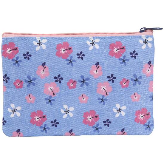 NECESER MAQUILLAJE ESTAMPADO STITCH LIGHT BLUE image 1