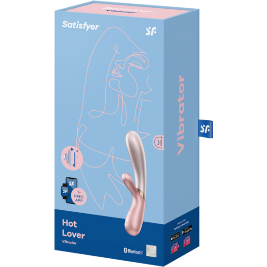 SATISFYER HOT LOVER PINK/DARK PINK INCL. BLUETOOTH AND APP image 1