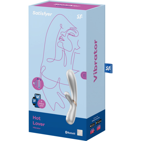 SATISFYER HOT LOVER SILVER/CHAMPAGNE INCL. BLUETOOTH AND APP image 1