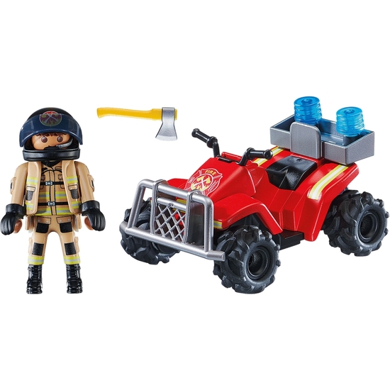 PLAYMOBIL ACTION BOMBEROS - SPEED QUAD image 1