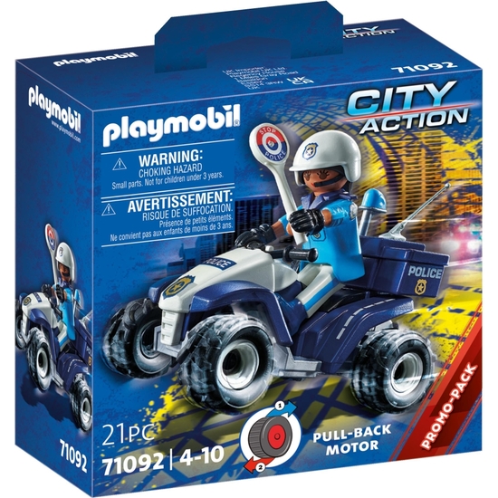 PLAYMOBIL ACTION POLICÍA SPEED QUAD image 0