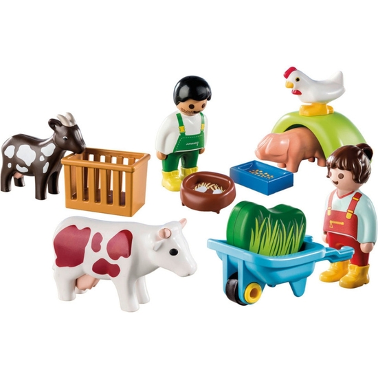 PLAYMOBIL 1.2.3 DIVERSIÓN EN LA GRANJA image 1