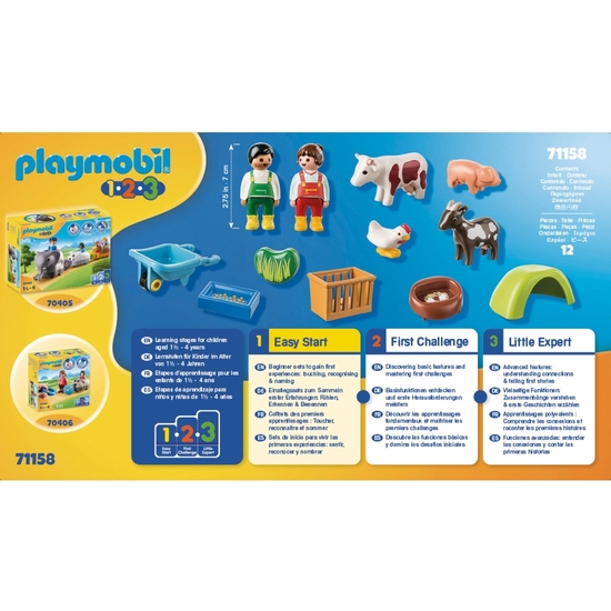 PLAYMOBIL 1.2.3 DIVERSIÓN EN LA GRANJA image 2