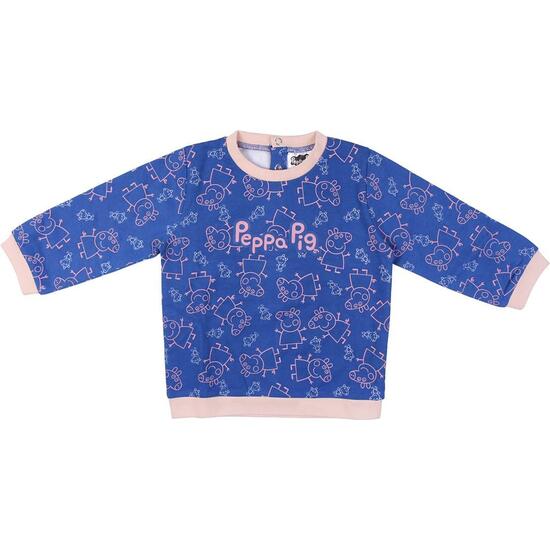 CHANDAL COTTON BRUSHED PEPPA PIG BLUE image 1