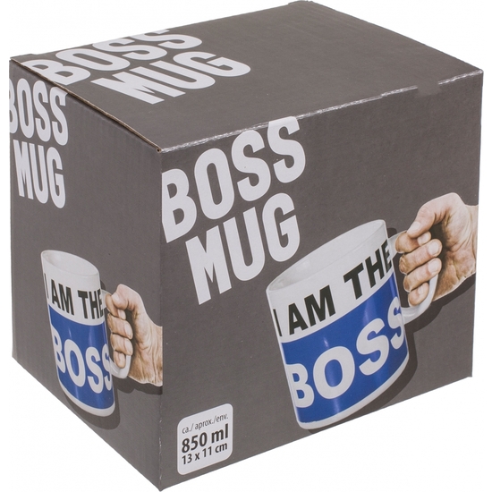 TAZA-MUG XXL 850 ML - I AM THE BOSS image 1