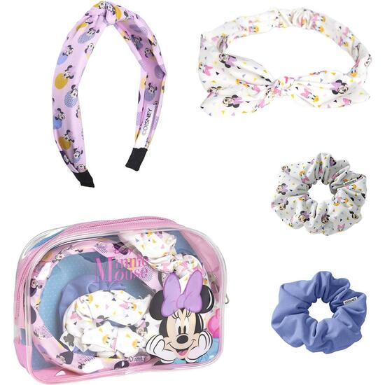 SET DE BELLEZA ACCESORIOS 4 PIEZAS MINNIE MULTICOLOR image 0