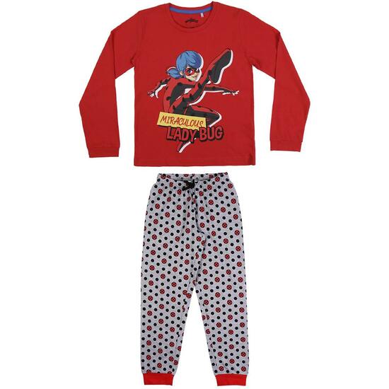 PIJAMA LARGO SINGLE JERSEY LADY BUG RED image 0