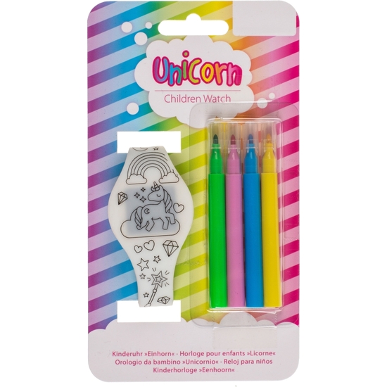 RELOJ DIGITAL LUZUNICORNIO DECORAB.BLTER image 1