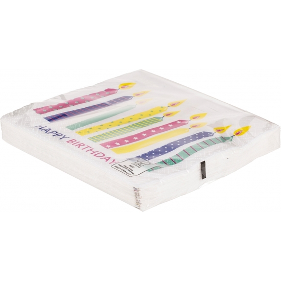 PACK20SERVILLETAS PAPEL33X33VELASHAPPYBI image 1