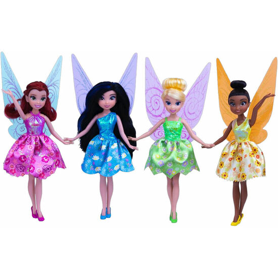 PACK 4 MUÑECAS CAMPANILLA DISNEY FAIRIES 25CM SURTIDO image 0