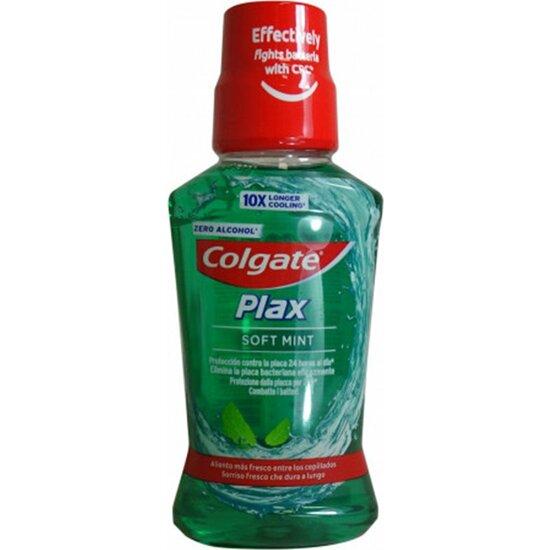 ENJUAGUE BUCAL PLAX COLGATE SUAVE MENTA 250ML image 0