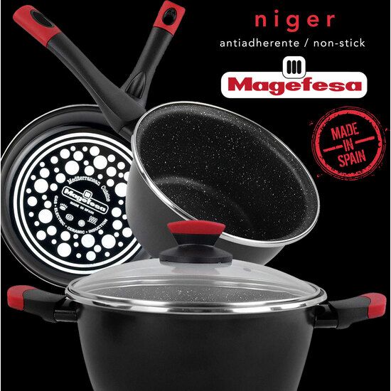 MAGEFESA COLECCIÓN NIGER BANDEJA HORNO 40 EN ACERO ESMALTADO VITRIFICADO, APTO INDUCCIÓN Y LAVAVAJILLAS image 1