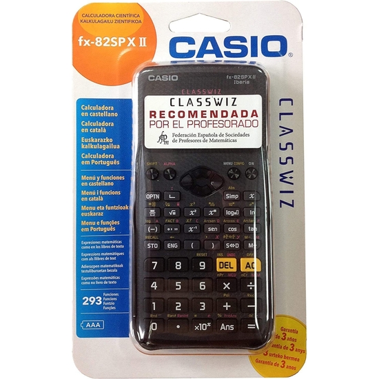 CALCULADORA CIENTÍFICA CASIO FX-82SPX II image 1