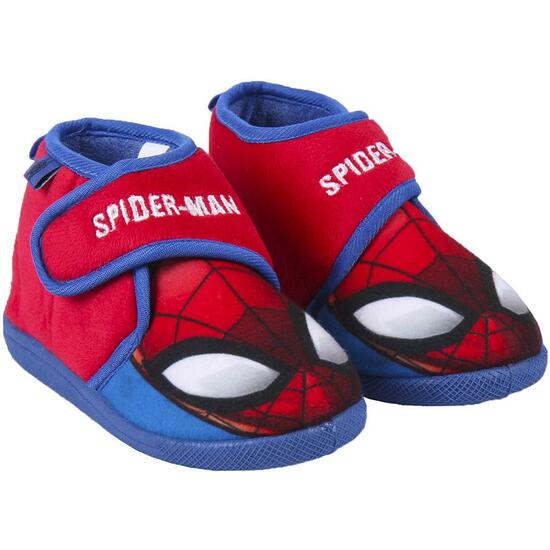 ZAPATILLAS DE CASA MEDIA BOTA SPIDERMAN RED image 0
