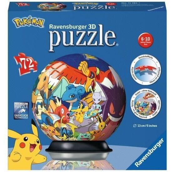 PUZZLE 3D POKEMON 72PZS image 0