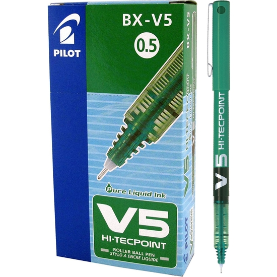 PACK 12 ROTULADOR PILOT V5 VERDE  image 0