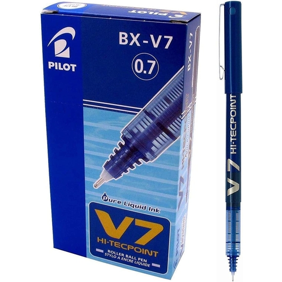 PACK 12 ROTULADOR PILOT V7 AZUL image 0