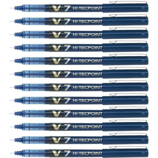 PACK 12 ROTULADOR PILOT V7 AZUL image 1