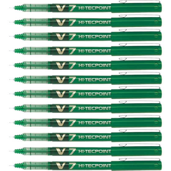 PACK 12 ROTULADOR PILOT V7 VERDE image 1