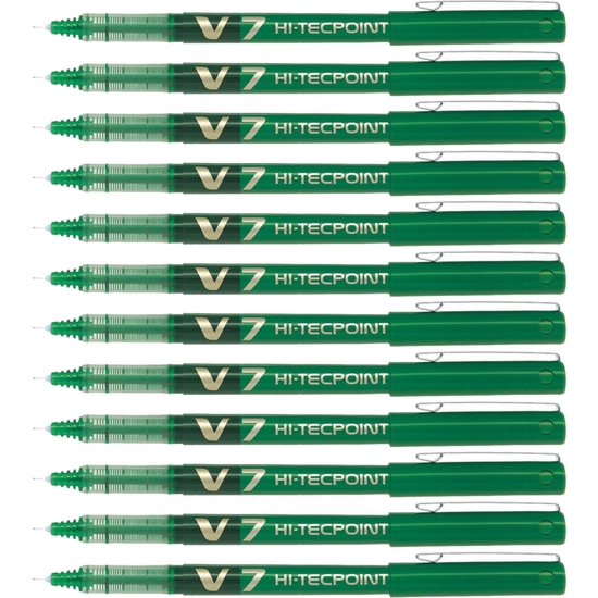 PACK 12 ROTULADOR PILOT V7 VERDE image 1