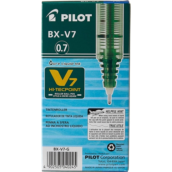 PACK 12 ROTULADOR PILOT V7 VERDE image 4