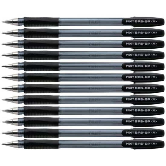PACK 12 BOLÍGRAFO PILOT BPS-GP NEGRO image 1