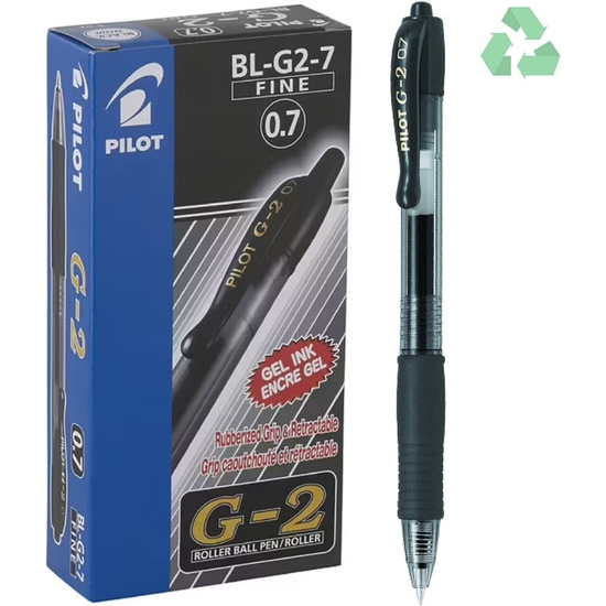 PACK 12 BOLÍGRAFO PILOT G2 NEGRO image 0