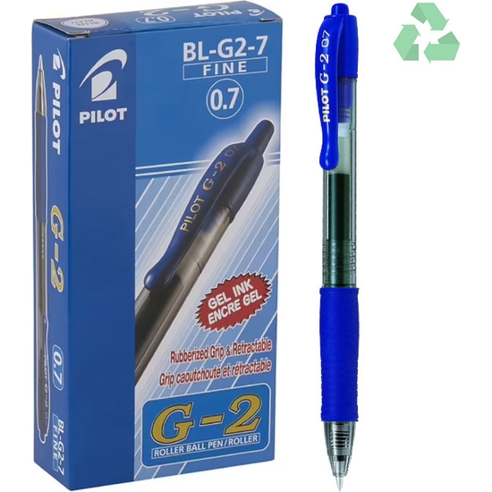 PACK 12 BOLÍGRAFO PILOT G2 AZUL image 0