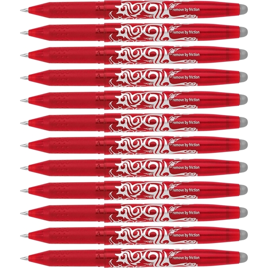 PACK 12 BOLÍGRAFO PILOT FRIXION BALL ROJO image 1