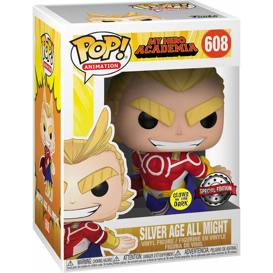 SET FIGURA POP & TEE MY HERO ACADEMIA ALL MIGHT EXCLUSIVE image 1