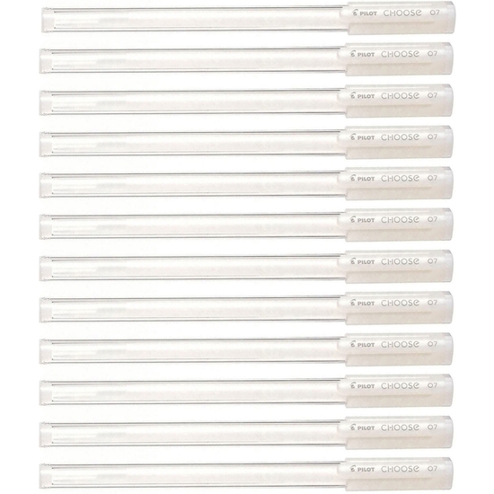 PACK 12 BOLÍGRAFO PILOT CHOOSE TINTA BLANCA image 1