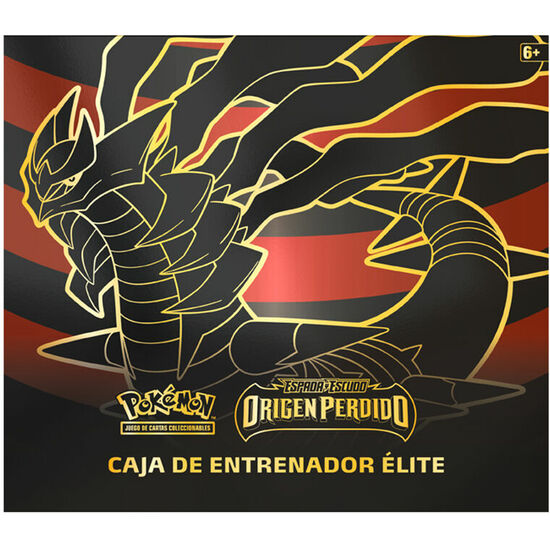 ESTUCHE JUEGO CARTAS COLECCIONABLES ENTRENADOR ORIGEN PERDIDO ELITE ESPADA Y ESCUDO POKEMON image 0