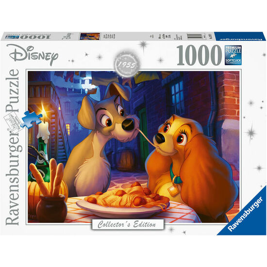 PUZZLE LA DAMA Y EL VAGABUNDO DISNEY 1000PZS image 1