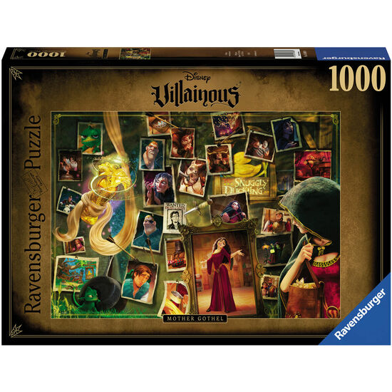 PUZZLE MADRE GOTHEL VILLANOS ENREDADOS DISNEY 1000PZS image 0