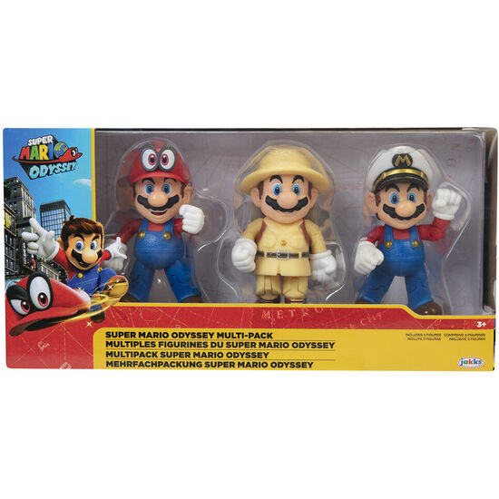 BLISTER 3 FIGURAS SUPER MARIO NINTENDO 10CM image 0