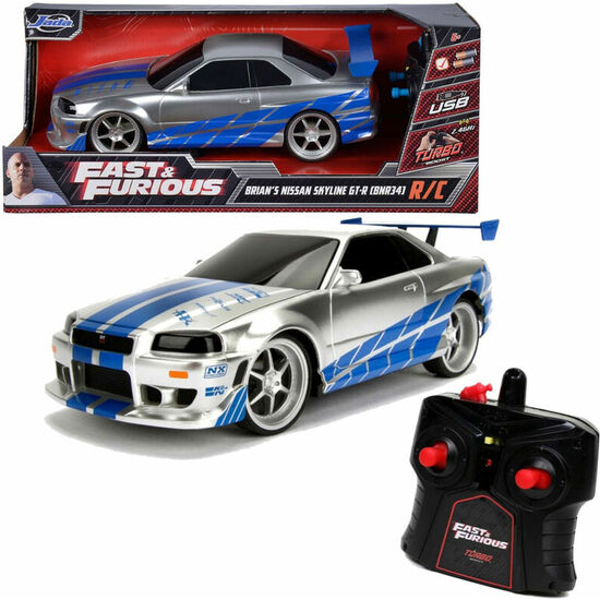 COCHE RADIO CONTROL NISSAN SKYLINE GT-R 2002 FAST AND FURIOUS image 0