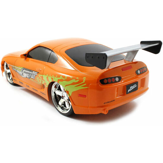 COCHE RADIO CONTROL TOYOTA SUPRA NARANJA 1995 FAST AND FURIOUS image 2