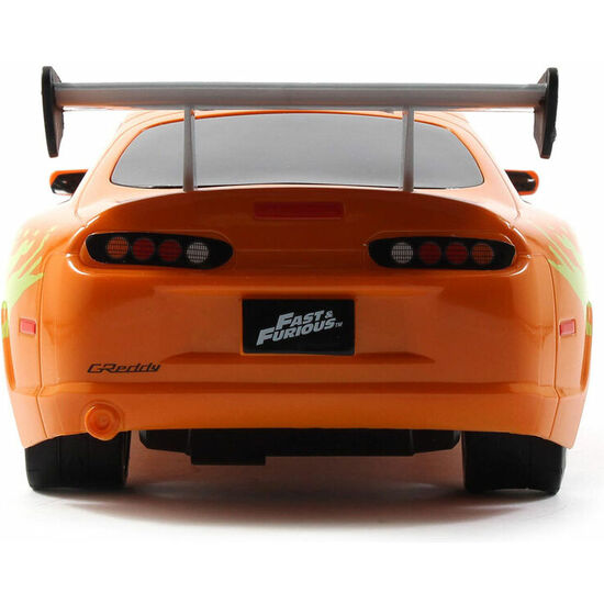 COCHE RADIO CONTROL TOYOTA SUPRA NARANJA 1995 FAST AND FURIOUS image 3