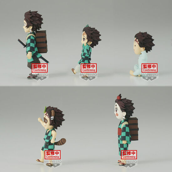 PACK 12 FIGURAS TANJIRO KAMADO DEMON SLAYER KIMETSU NO YAIBA 7CM SURTIDO image 1