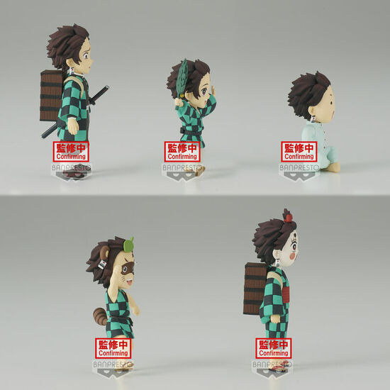 PACK 12 FIGURAS TANJIRO KAMADO DEMON SLAYER KIMETSU NO YAIBA 7CM SURTIDO image 2