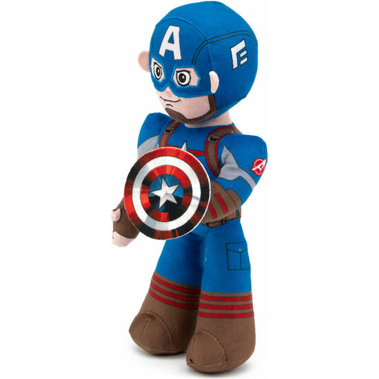 PELUCHE CAPITAN AMERICA MARVEL 25CM image 0