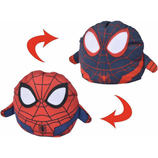 PELUCHE REVERSIBLE SPIDERMAN MILES MORALES MARVEL 10CM image 1