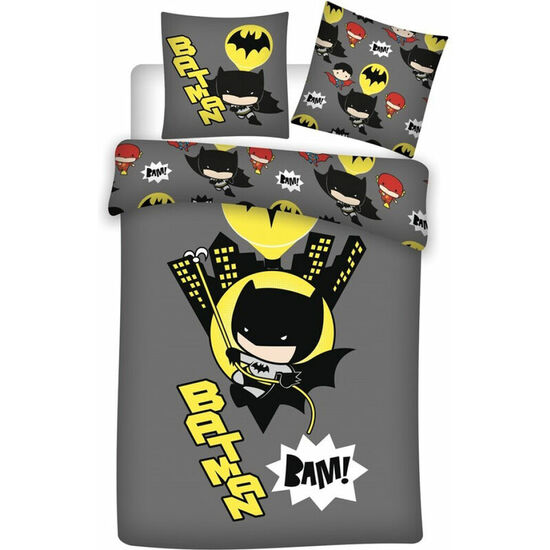 FUNDA NORDICA CHIBI BATMAN DC COMICS CAMA 90 MICROFIBRA image 0