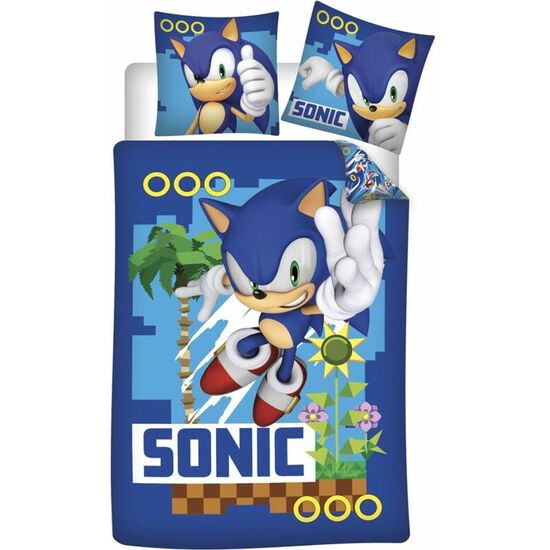 FUNDA NORDICA SONIC THE HEDGEHOG CAMA 90 MICROFIBRA image 0