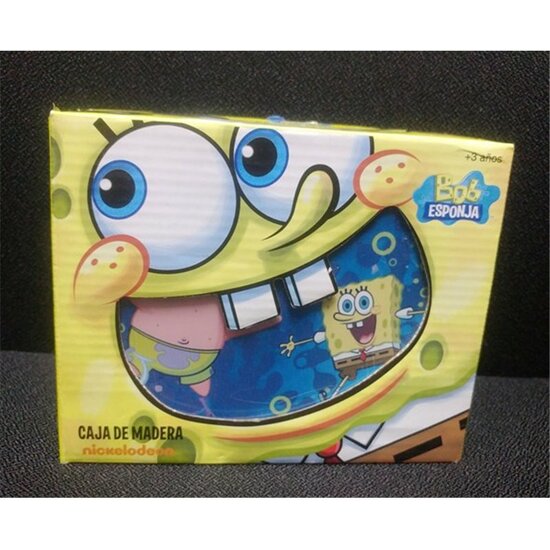 CAJA DE MADERA - JOYERO BOB ESPONJA image 0