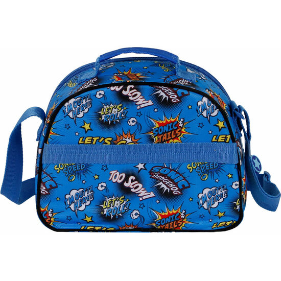 BOLSA PORTAMERIENDAS 3D LETS ROLL SONIC THE HEDGEHOG image 2